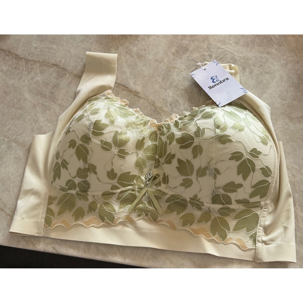 Lot of 4 Senobra Comfy Lift & Flex Wireless Bra Lacey 3X 40-42 C-D - Picture 7 of 14